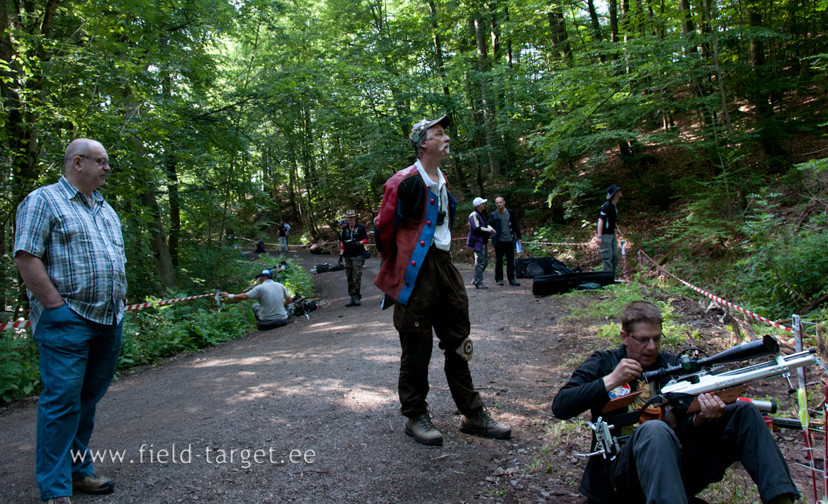 Visitors are allowed, but not on the shooting line